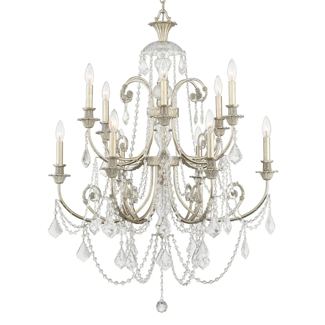 Olde Silver Vintage Chandelier
