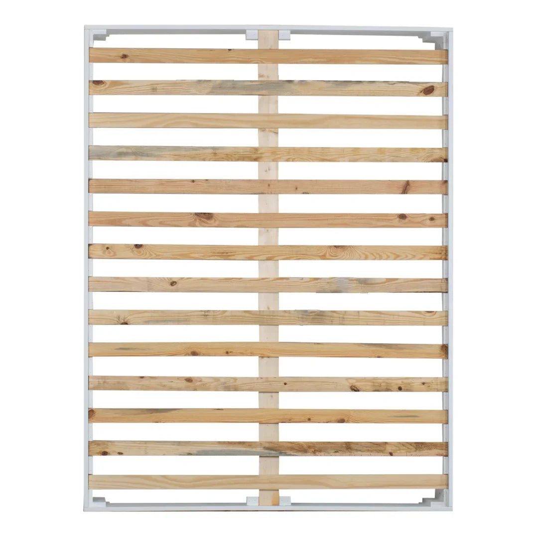 Organic Diamond Rattan Bed Frame