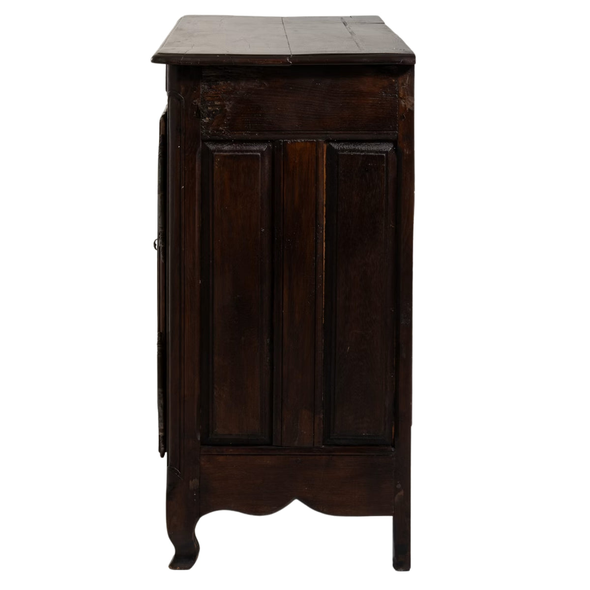 Ornate Antique French Carved Oak Wood Buffet, Circa 1780