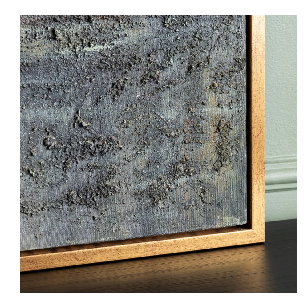 Oversized Woodland Reflections Hand-Painted Canvas