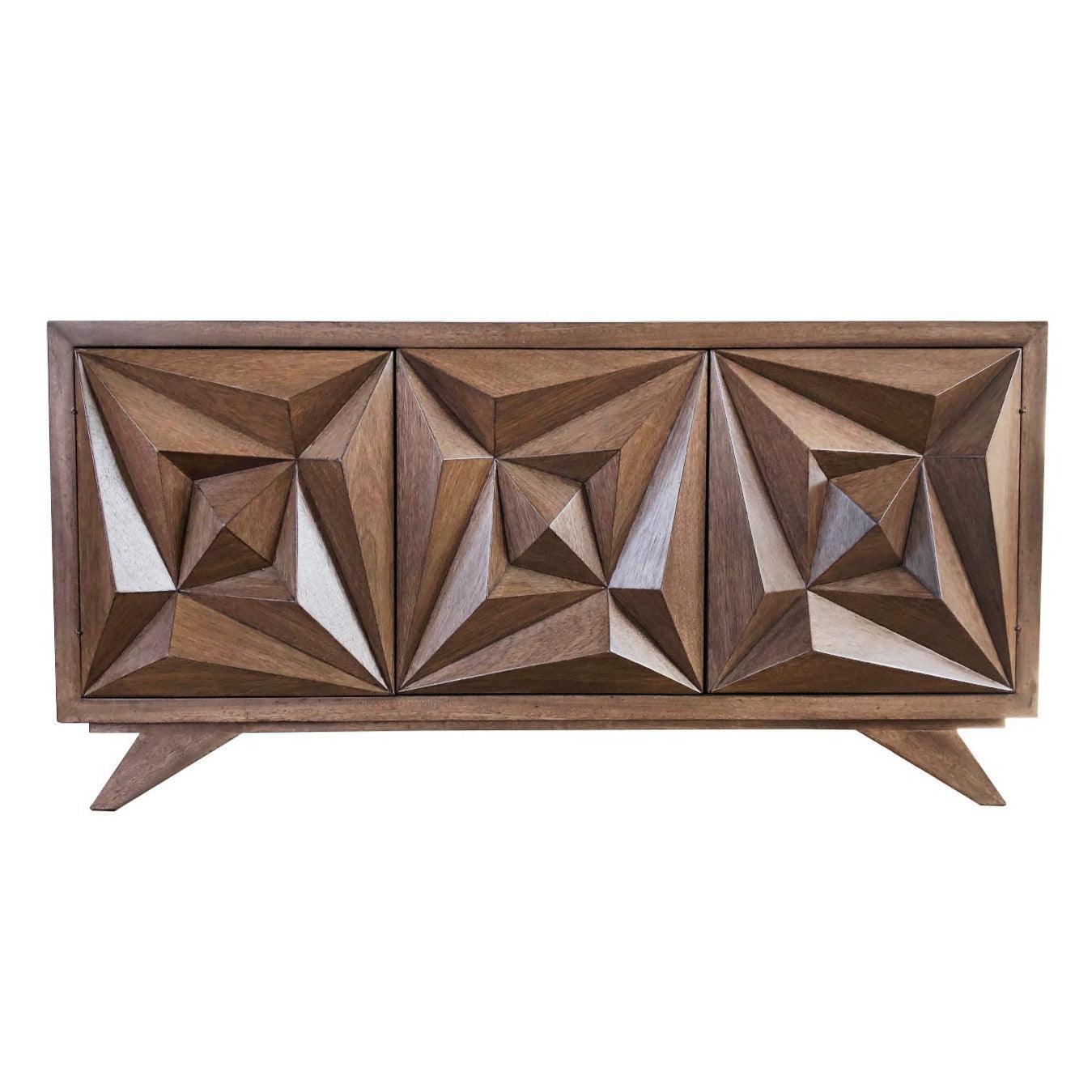 Mid Century Geometric Door Buffet