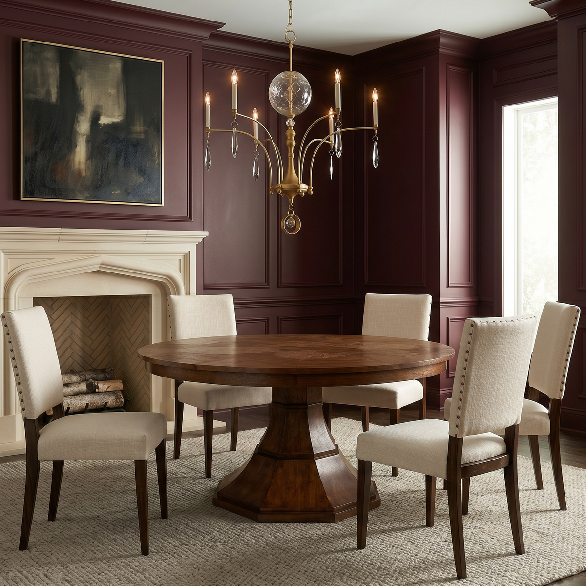 Palladio Brown Giselle Jupe Dining Table