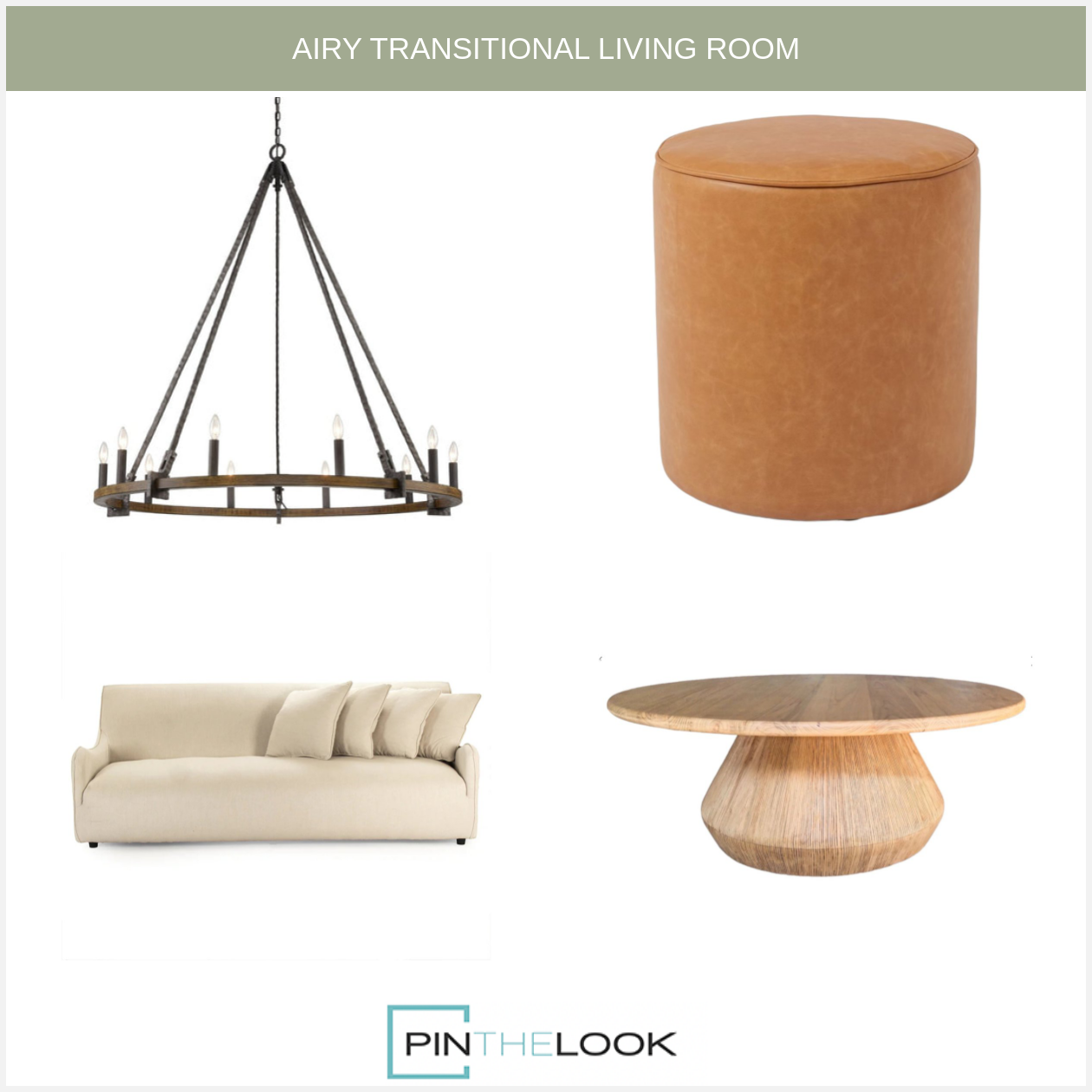 Modern Farmhouse Chic Sofa