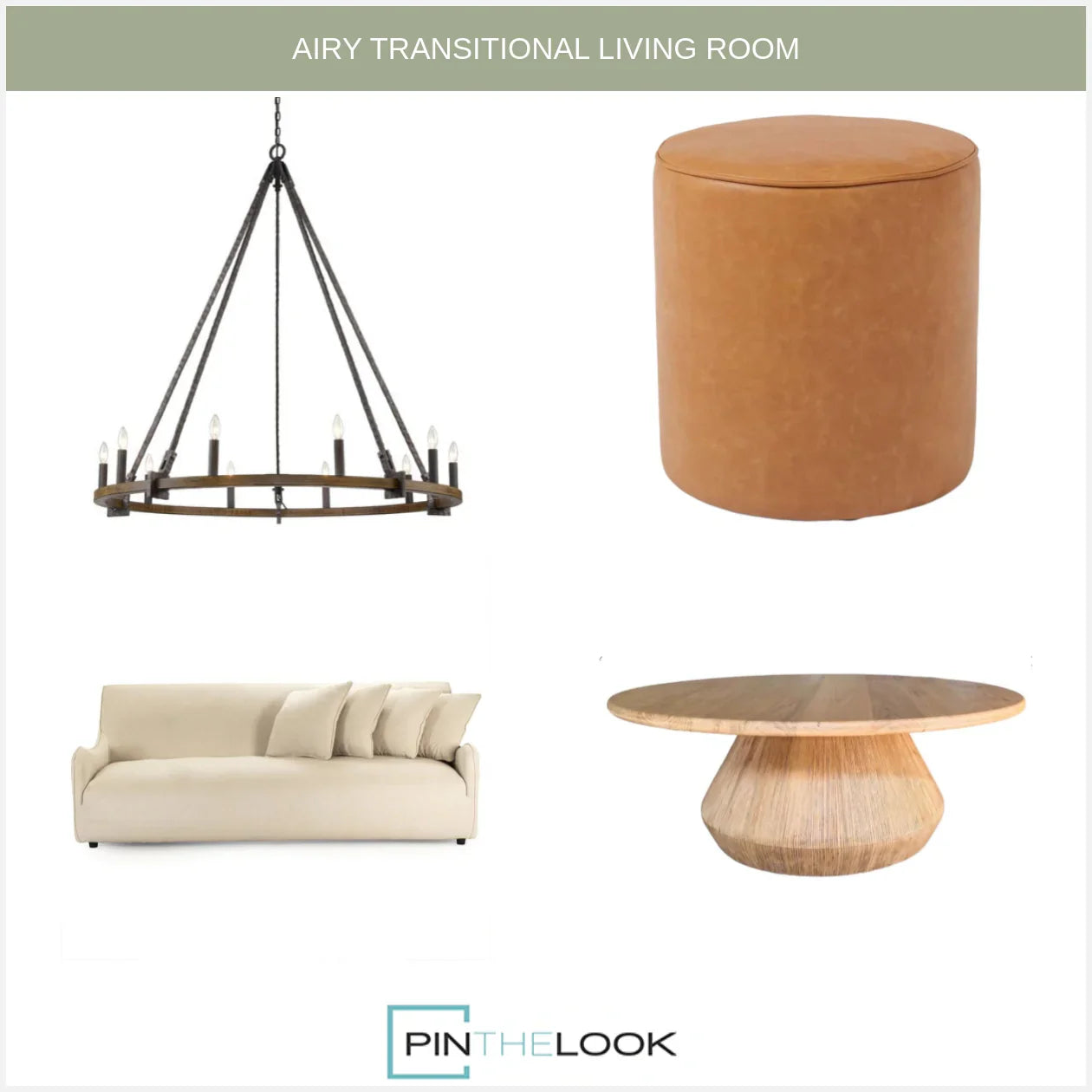 Modern Farmhouse Chic Sofa