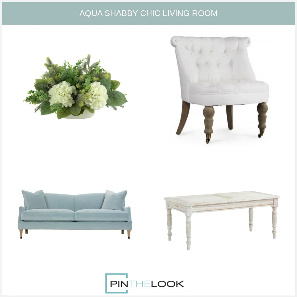Tufted White Linen Slipper Chair
