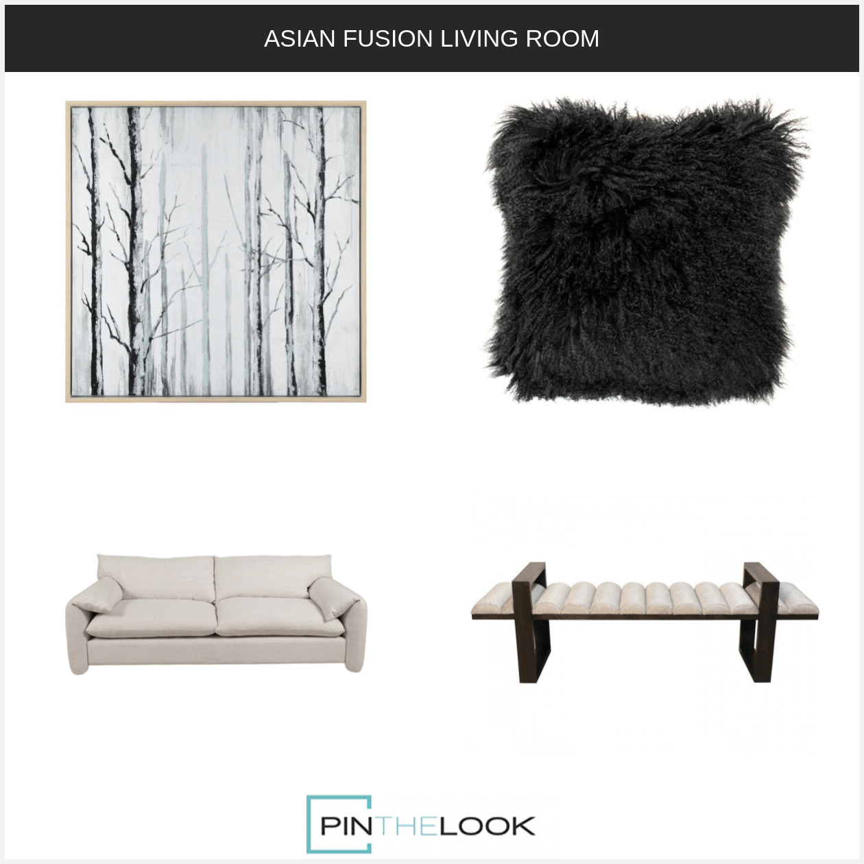 Tufted Mid-Century Modern Bench