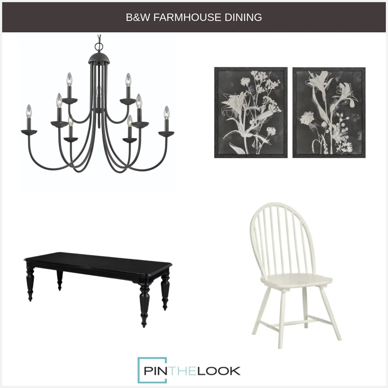 Scarlett Noir Dining Table