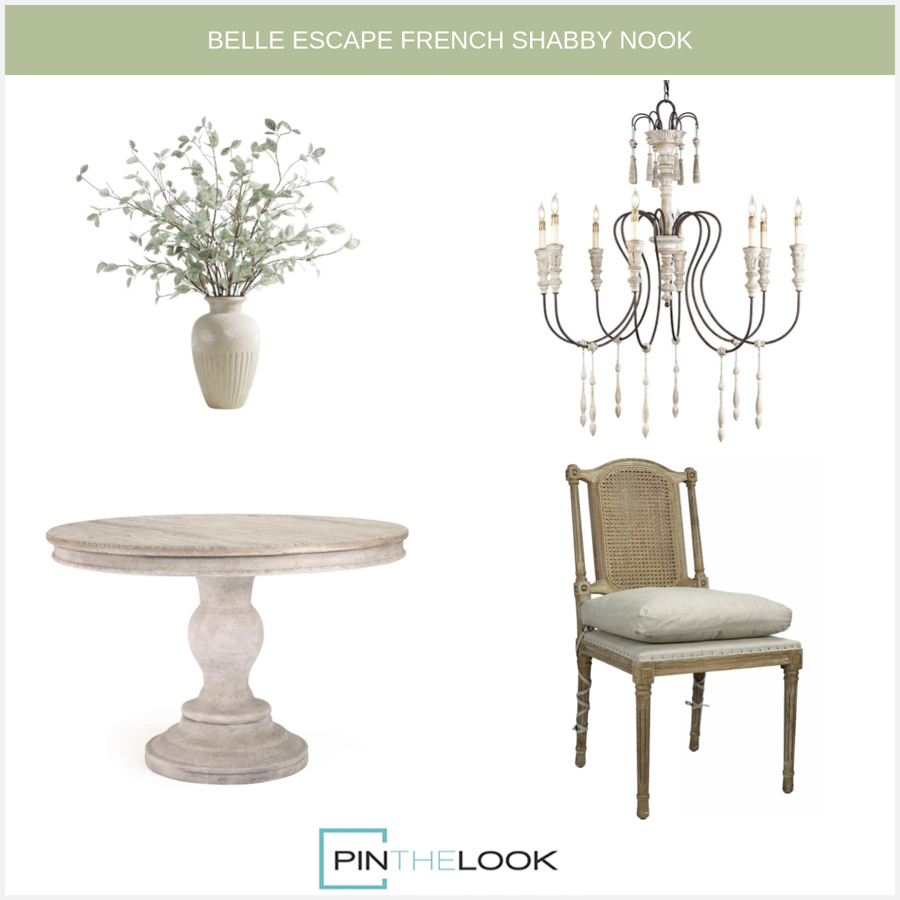 Chateau Wood Top Pedestal Table