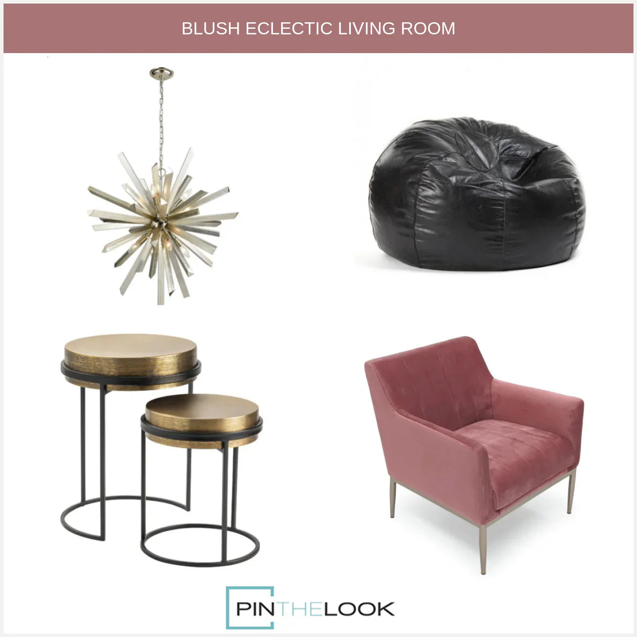 Mauve Rose Velvet Accent Chair