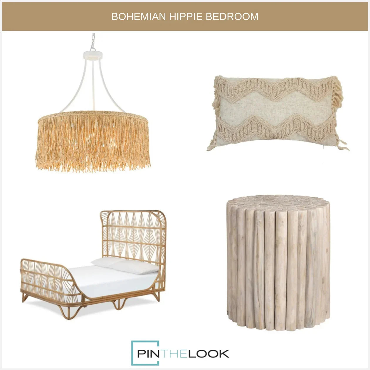 Wood Spoke Accent Table