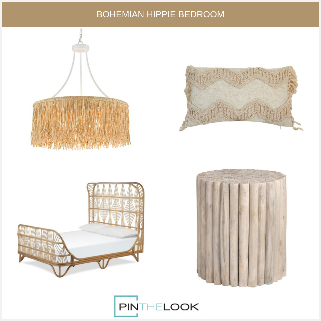 Wood Spoke Accent Table