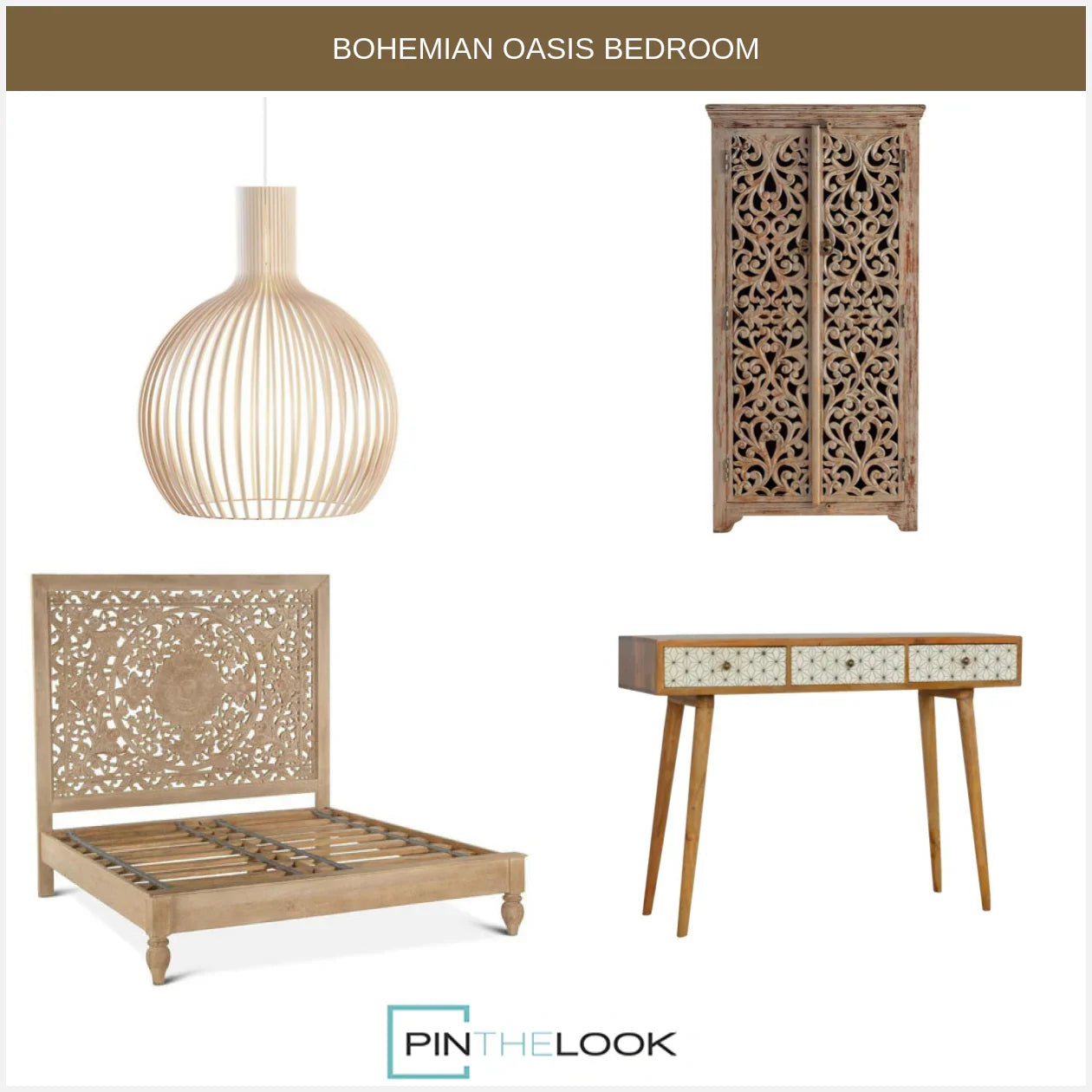 Bengal Manor Boho Chic Cabinet