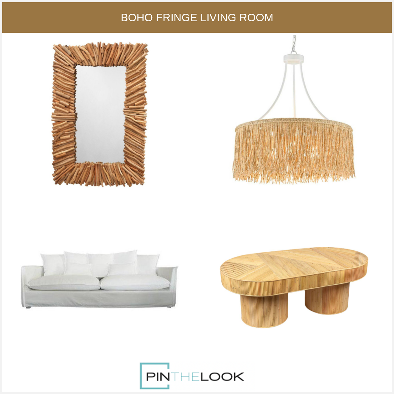 Fringed Bohemian Chandelier