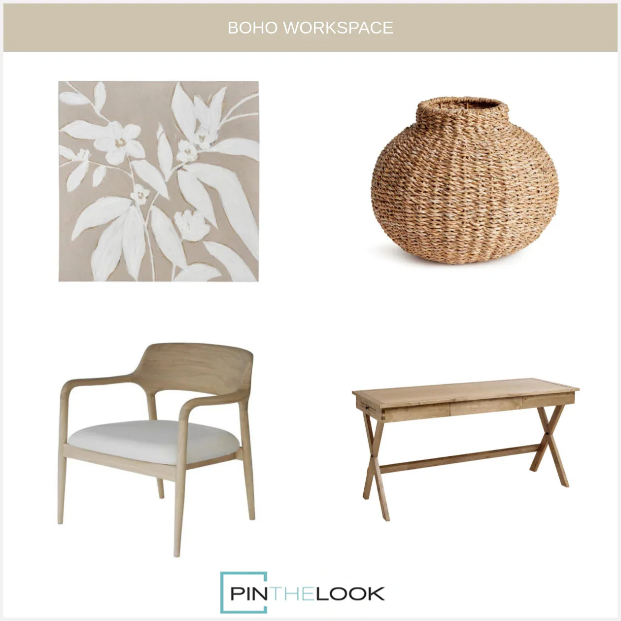 Organic Curved Wood Accent Chair