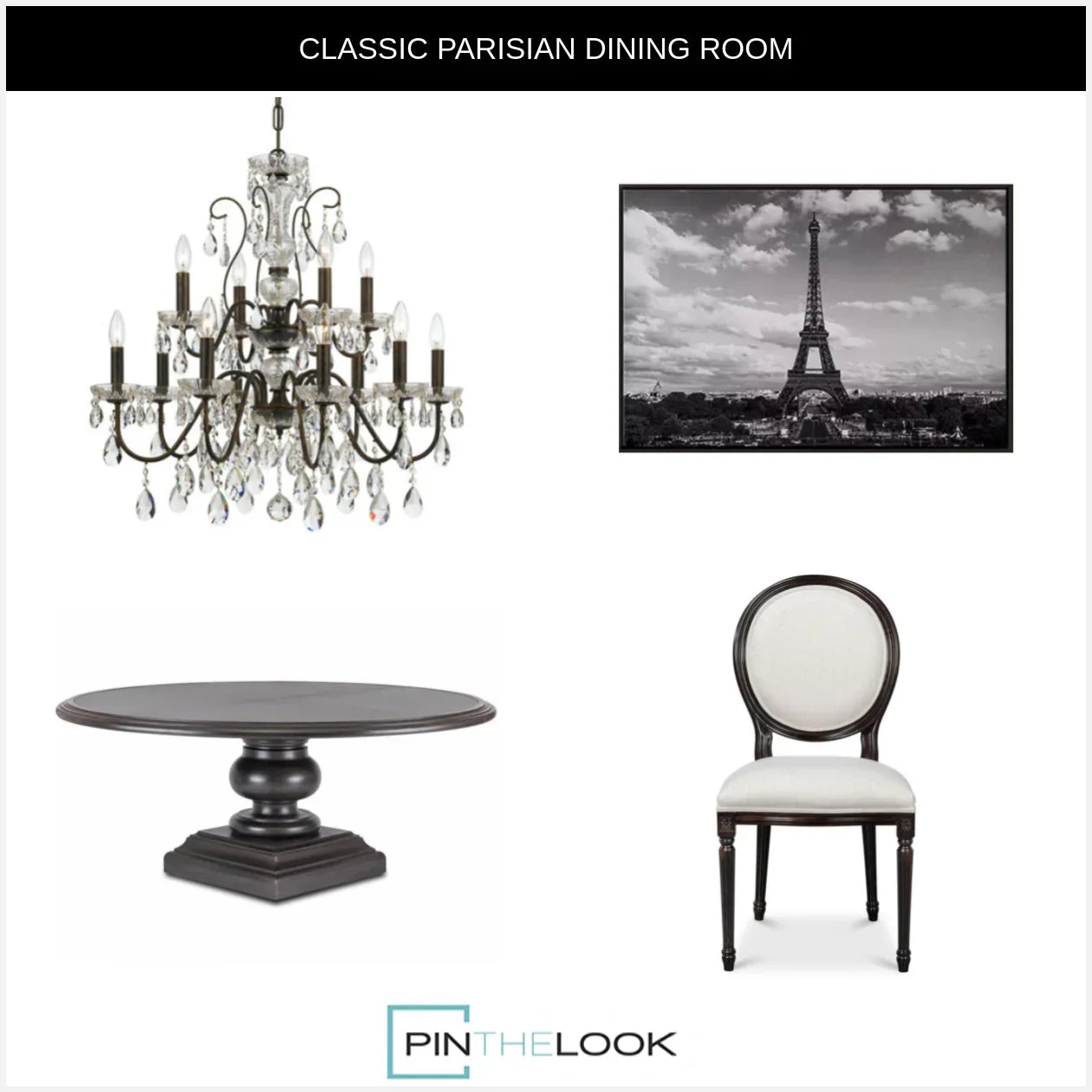 Chester Metal Top Pedestal Round Dining Table