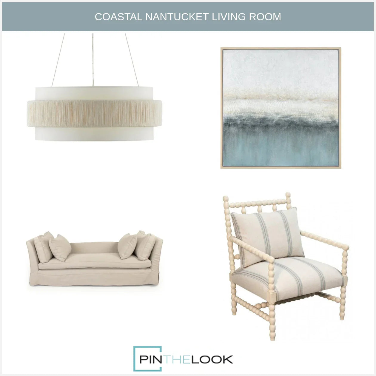 Shabby Chic Slipcover Lounge Sofa