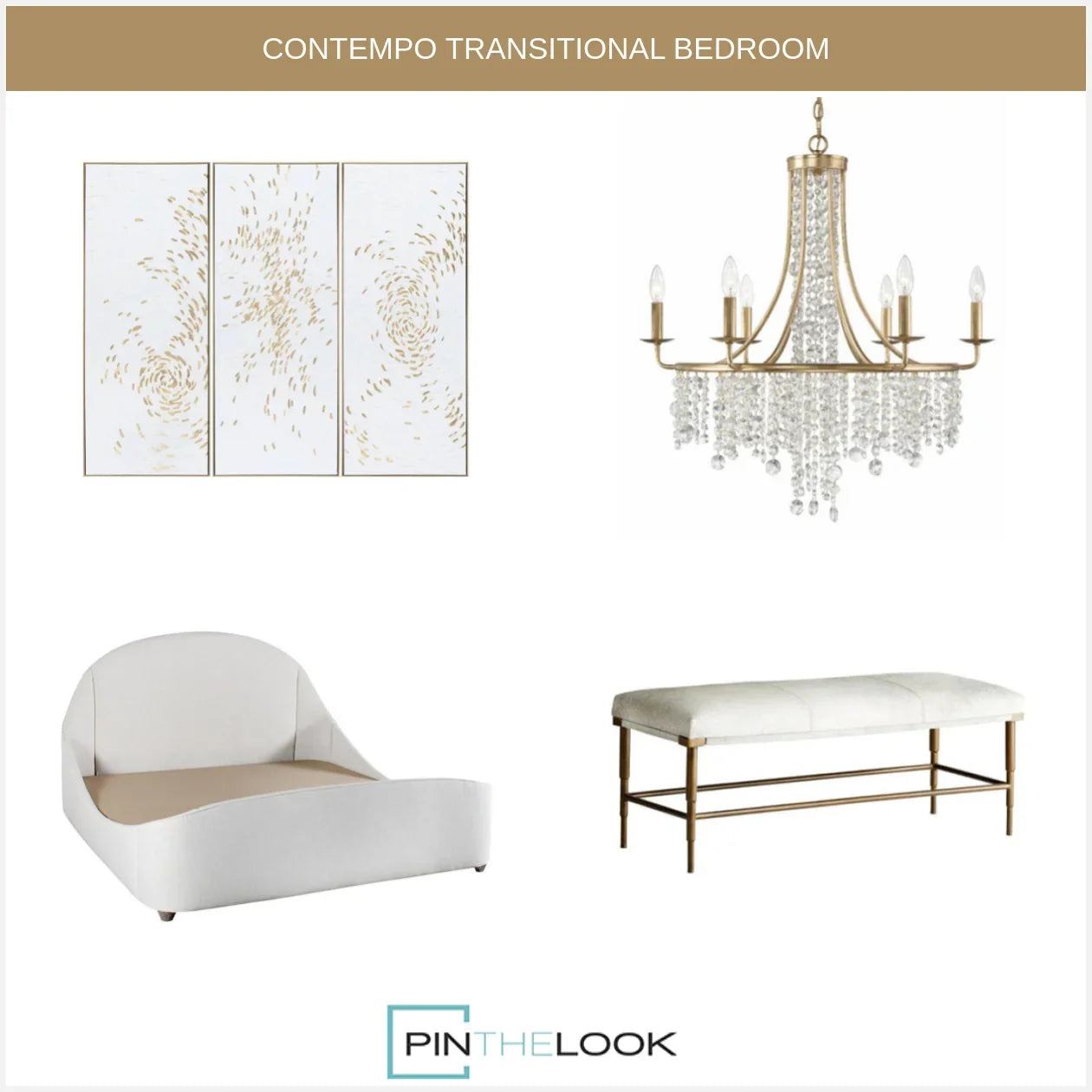 Crystal Antique Gold Chandelier