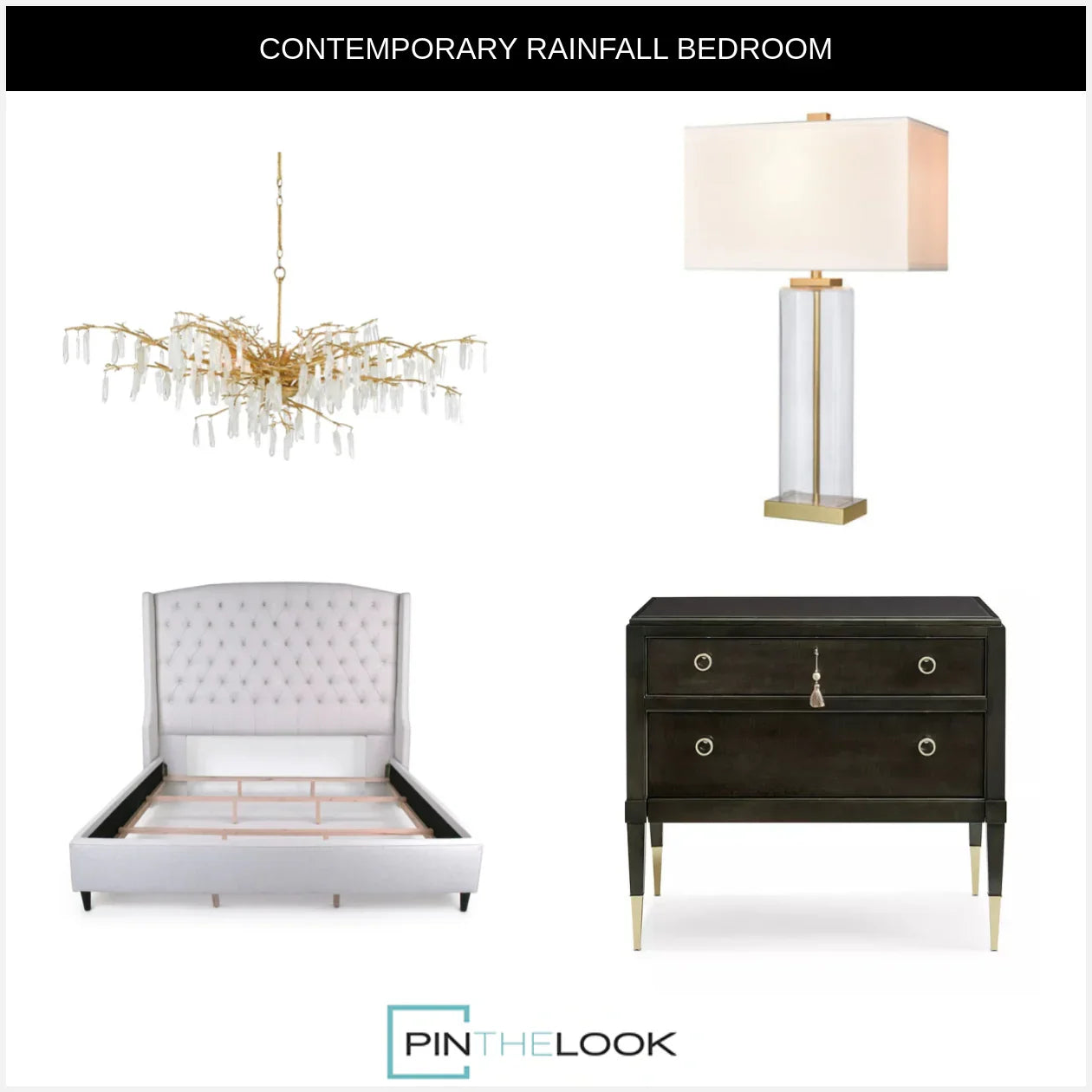 Golden Crystal Burst Rainforest Chandelier