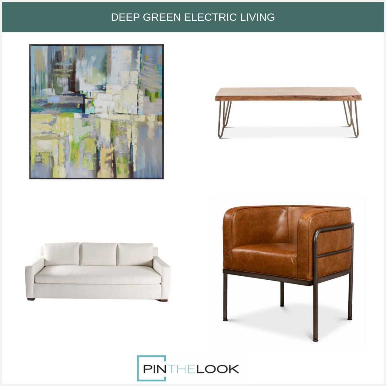 Brown Leather Industrial Pipe Accent Chair