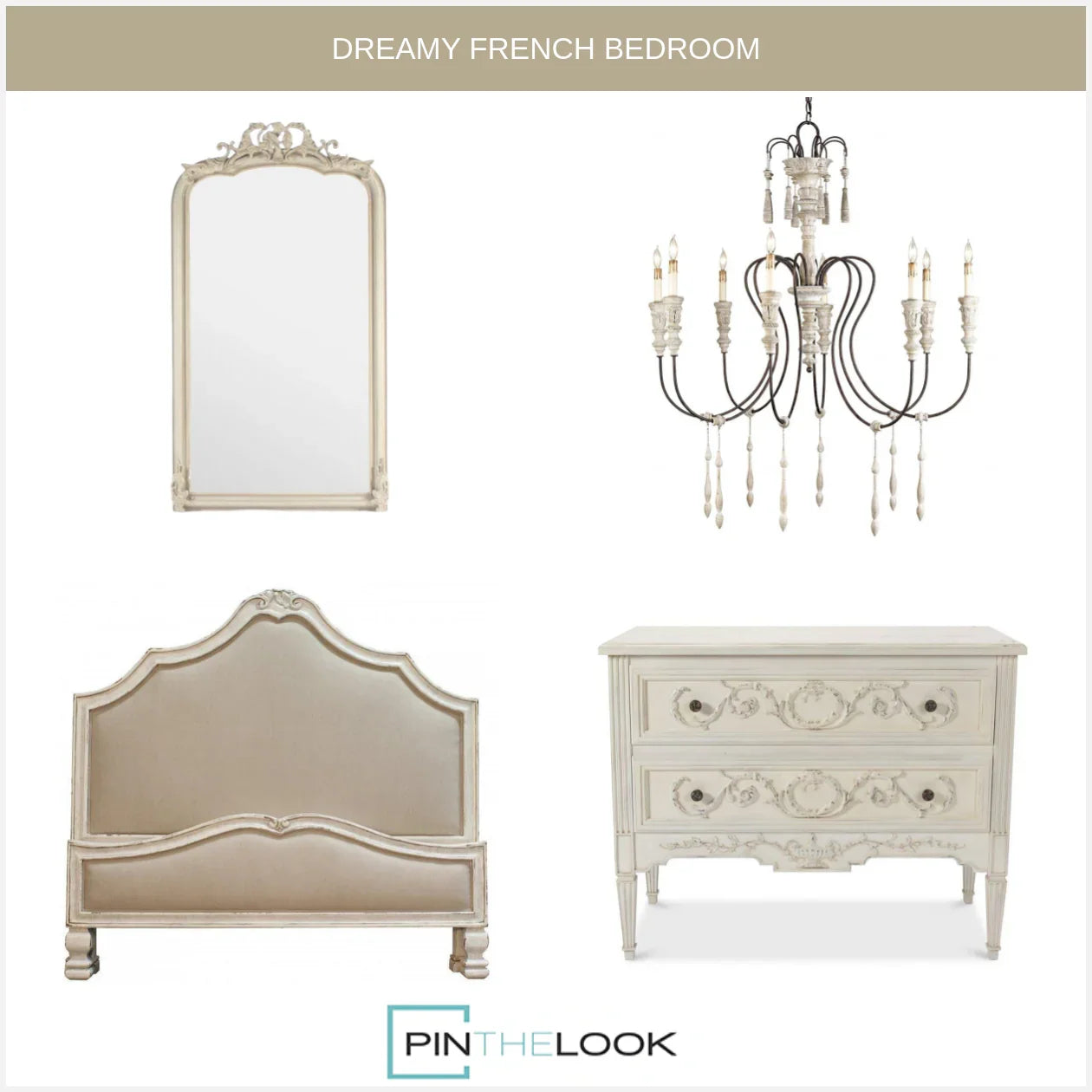 Shabby Chic and Iron Chandelier