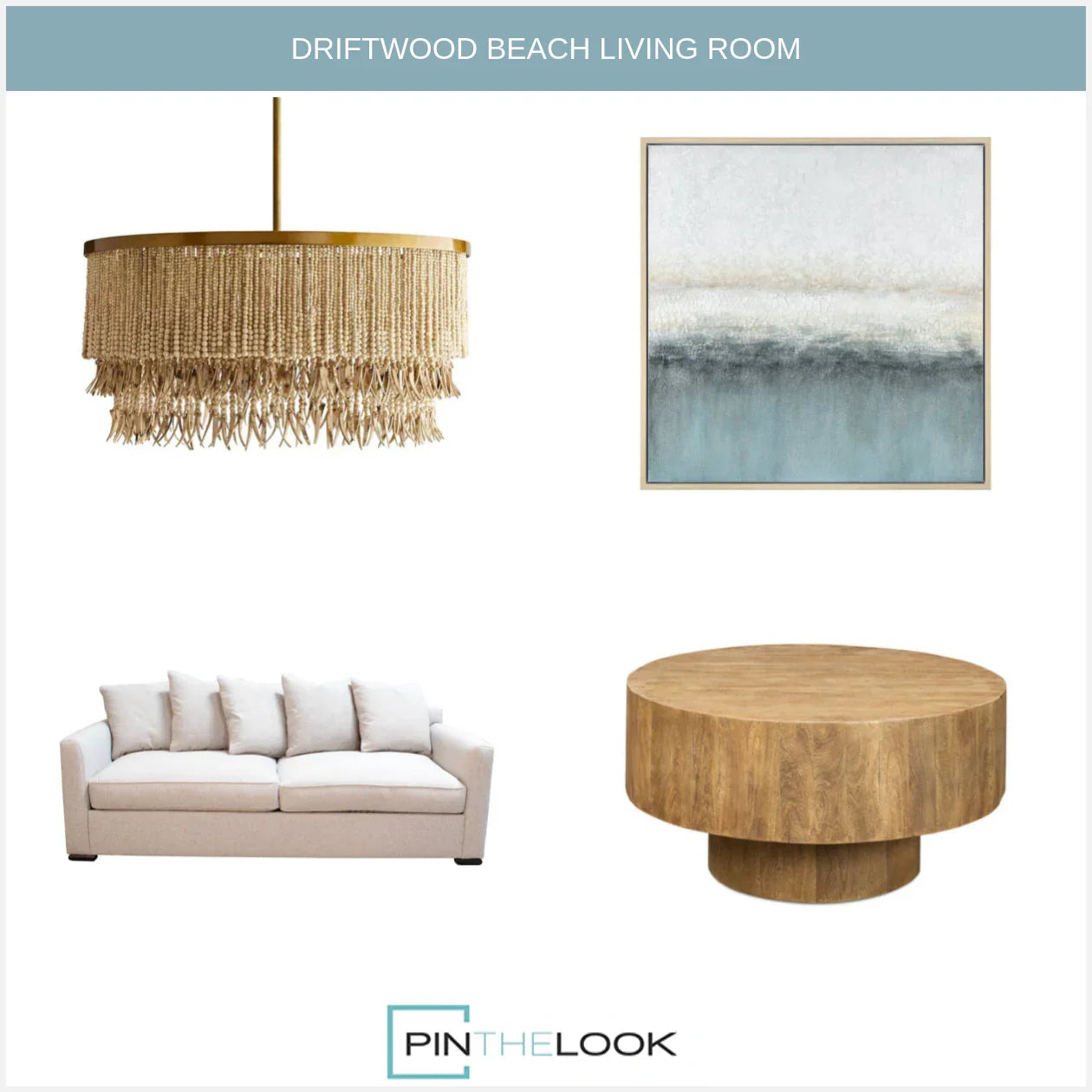 Transitional Loop Cotton Sofa