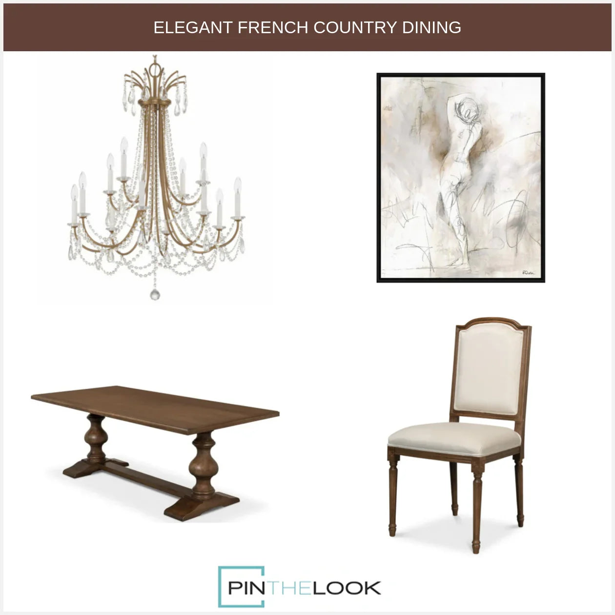 French Medallion Curved Top Side Chair - Set of 2