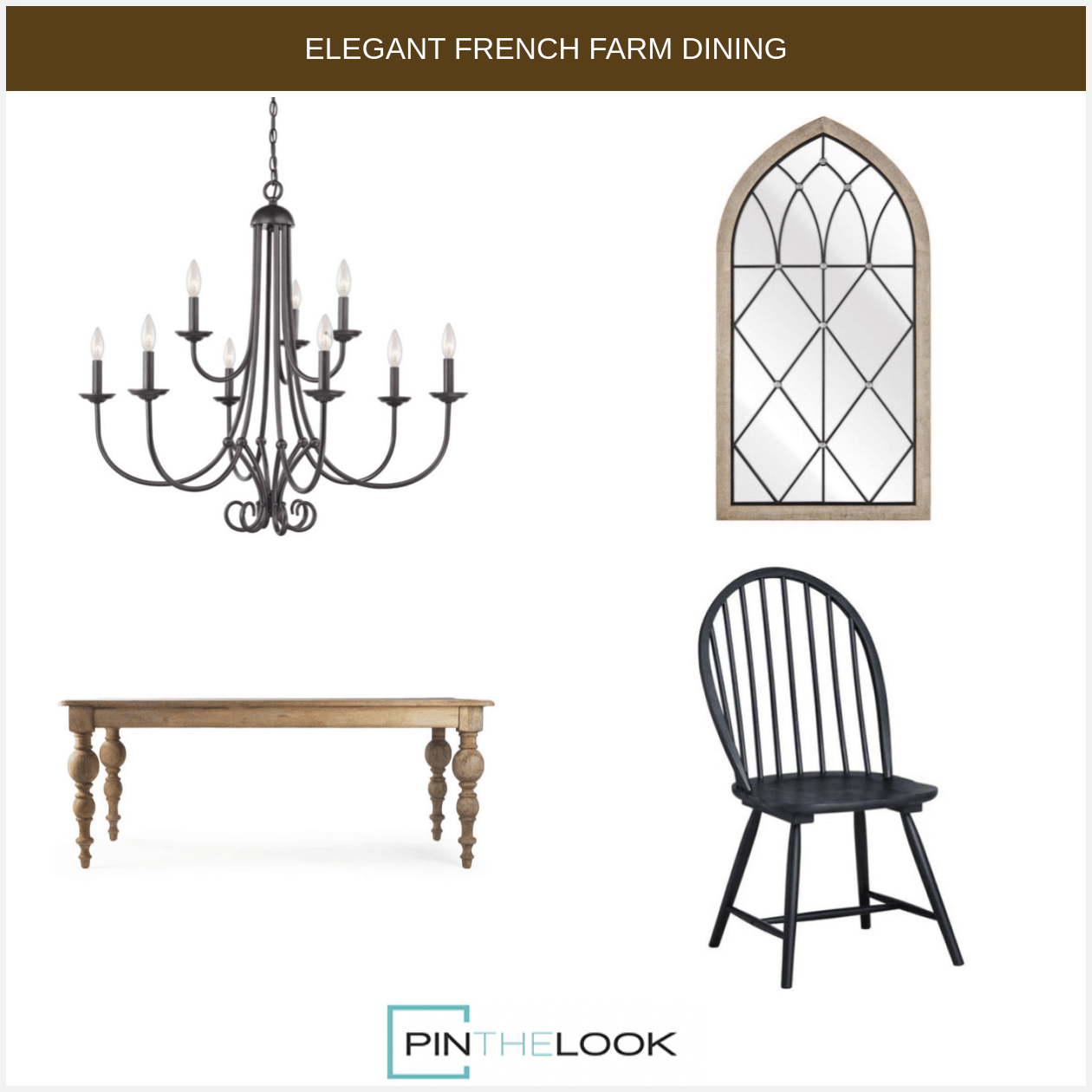 Provence Wood Dining Table