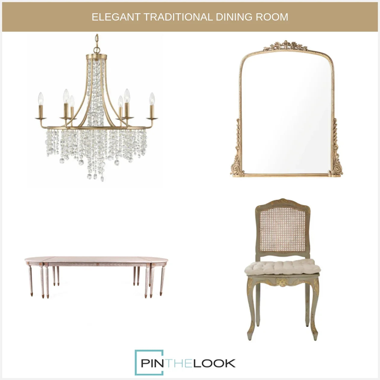 Crystal Antique Gold Chandelier