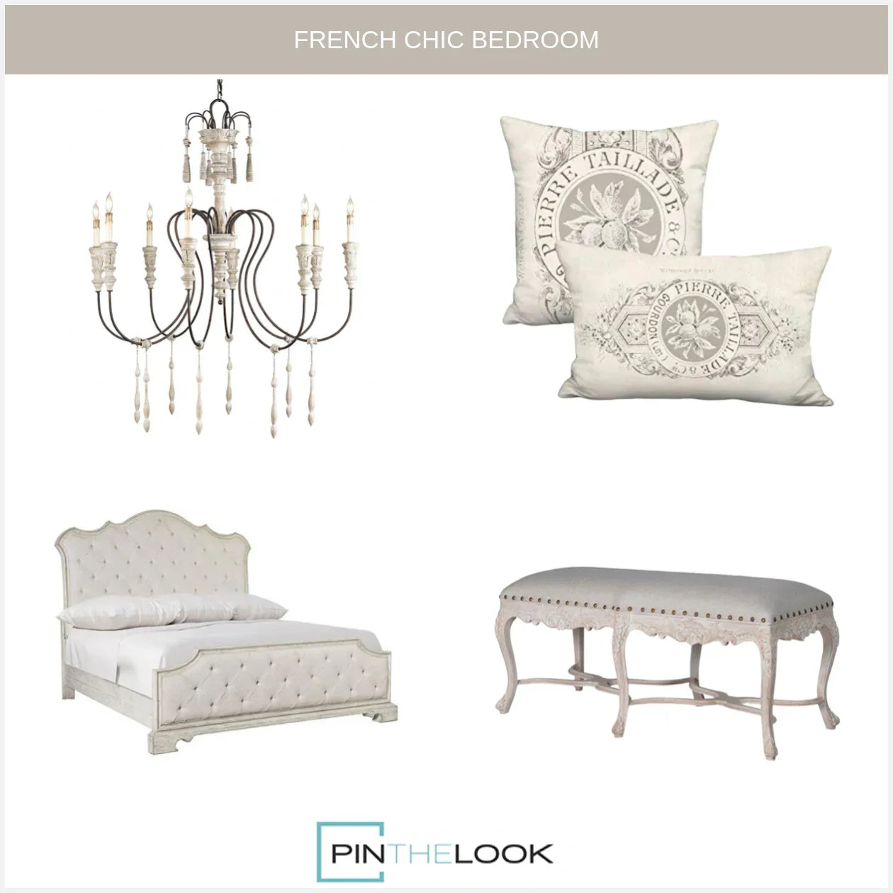 Shabby Chic and Iron Chandelier
