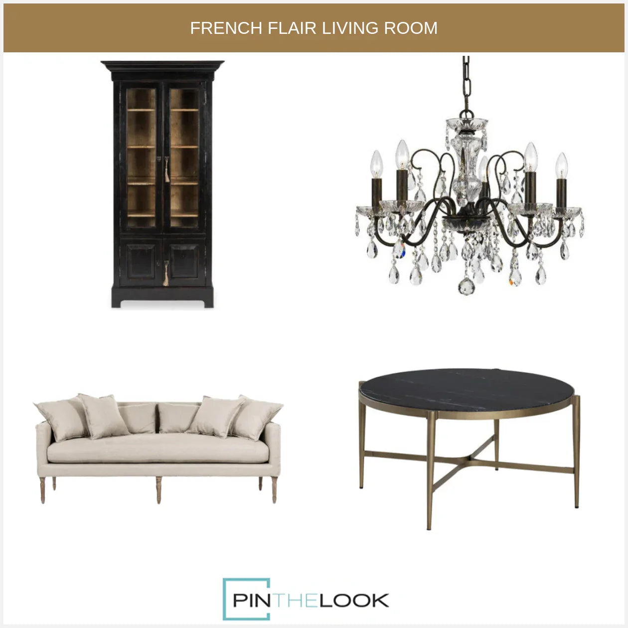 Bronze Crystal Paris Flea Market Chandelier