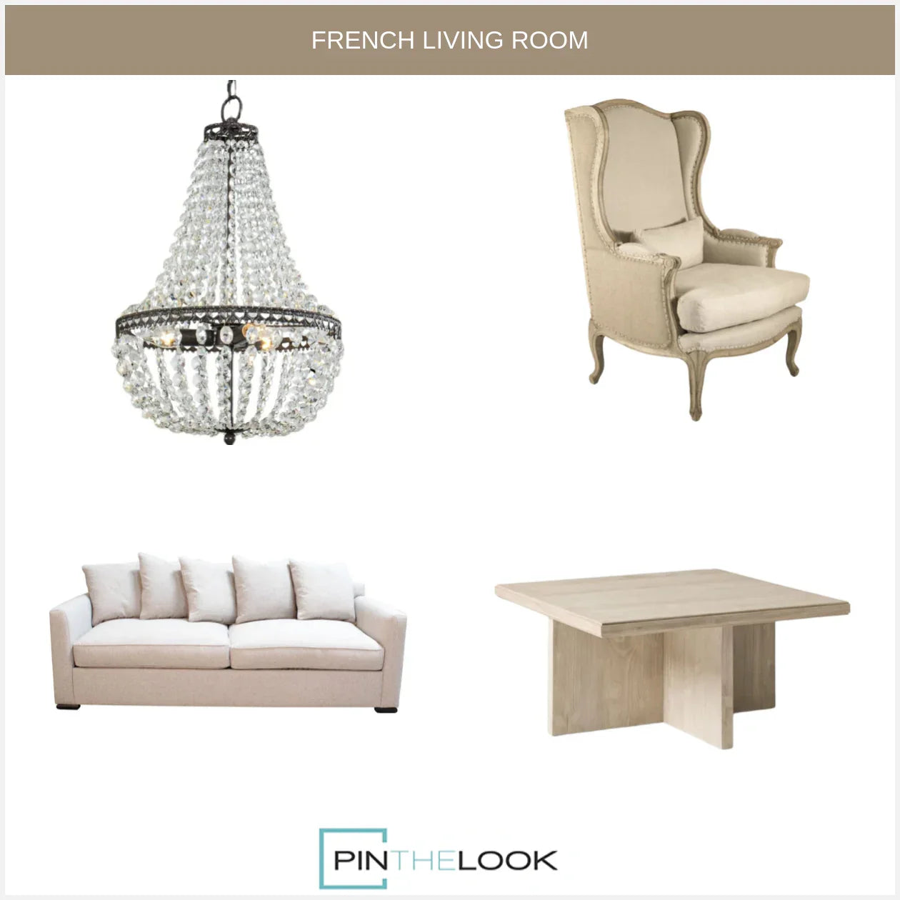 Transitional Loop Cotton Sofa