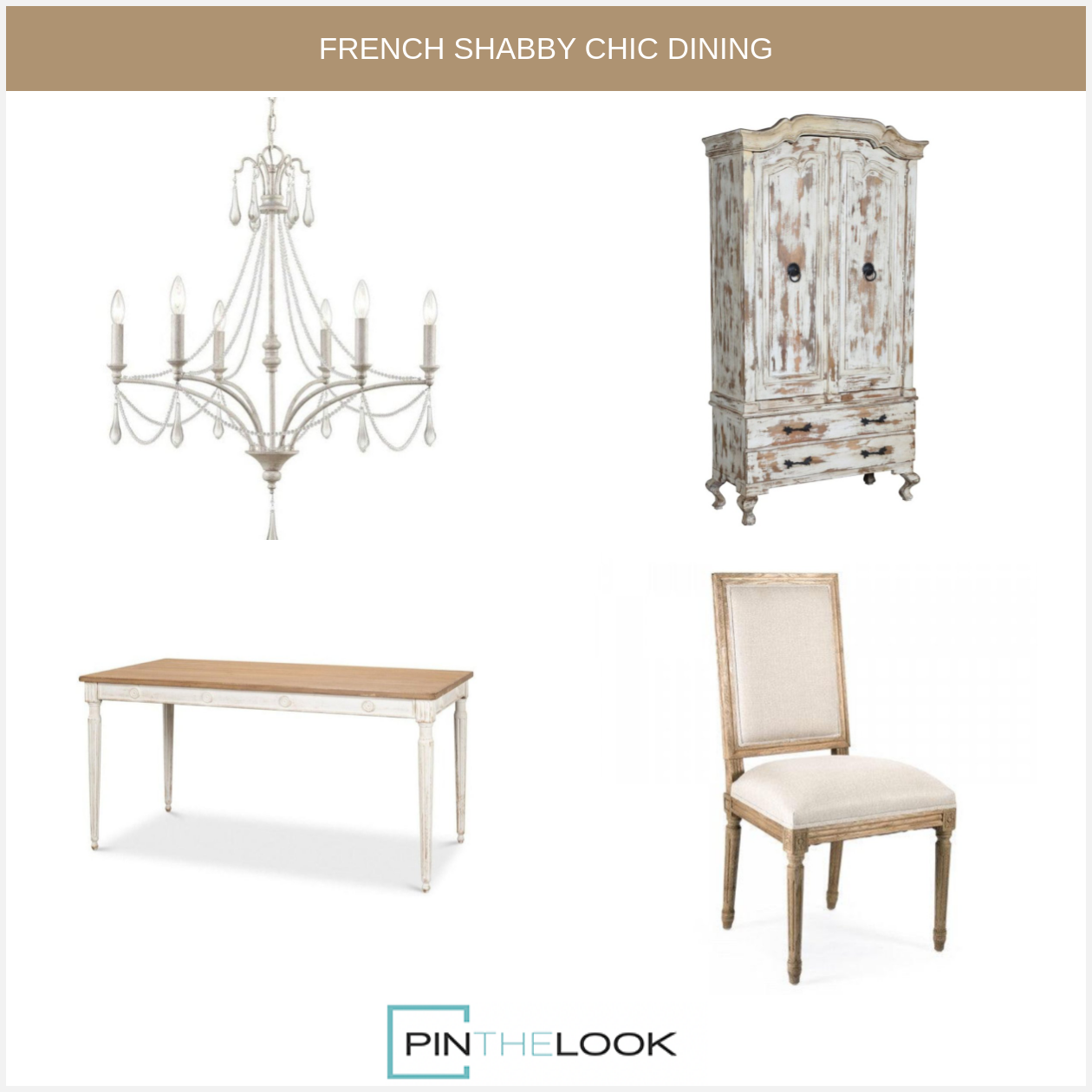 Classic Louis Natural Linen Side Chairs - Pair