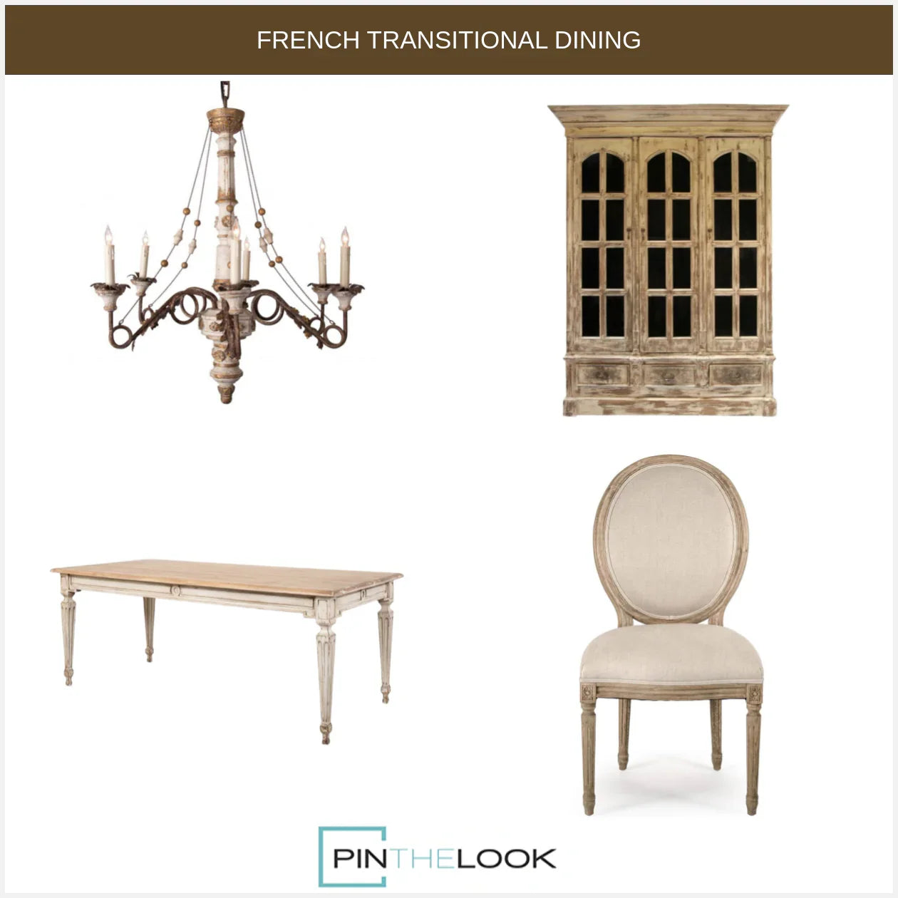 French Medallion Round Back Side Chairs - Pair