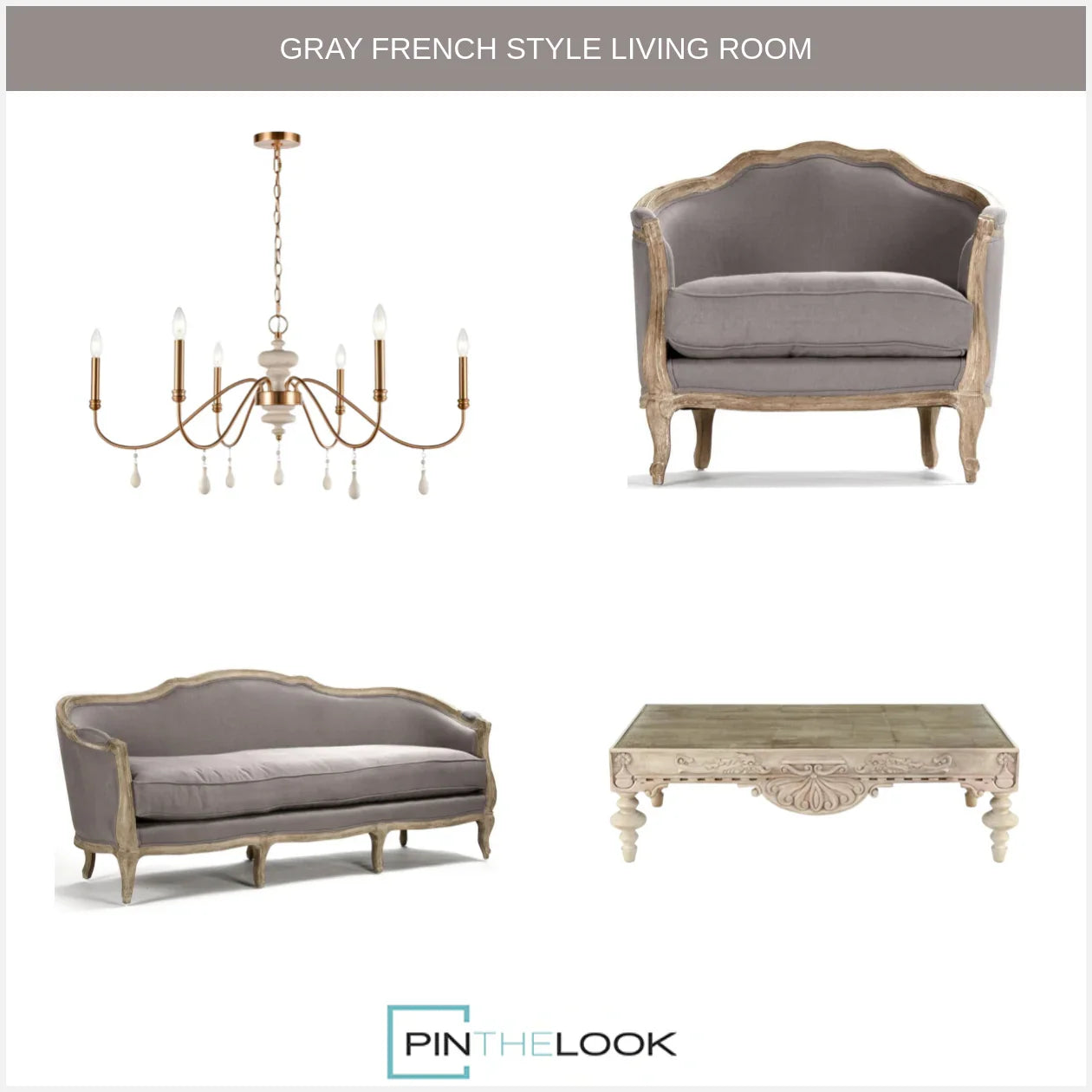 French Gray Maison Sofa