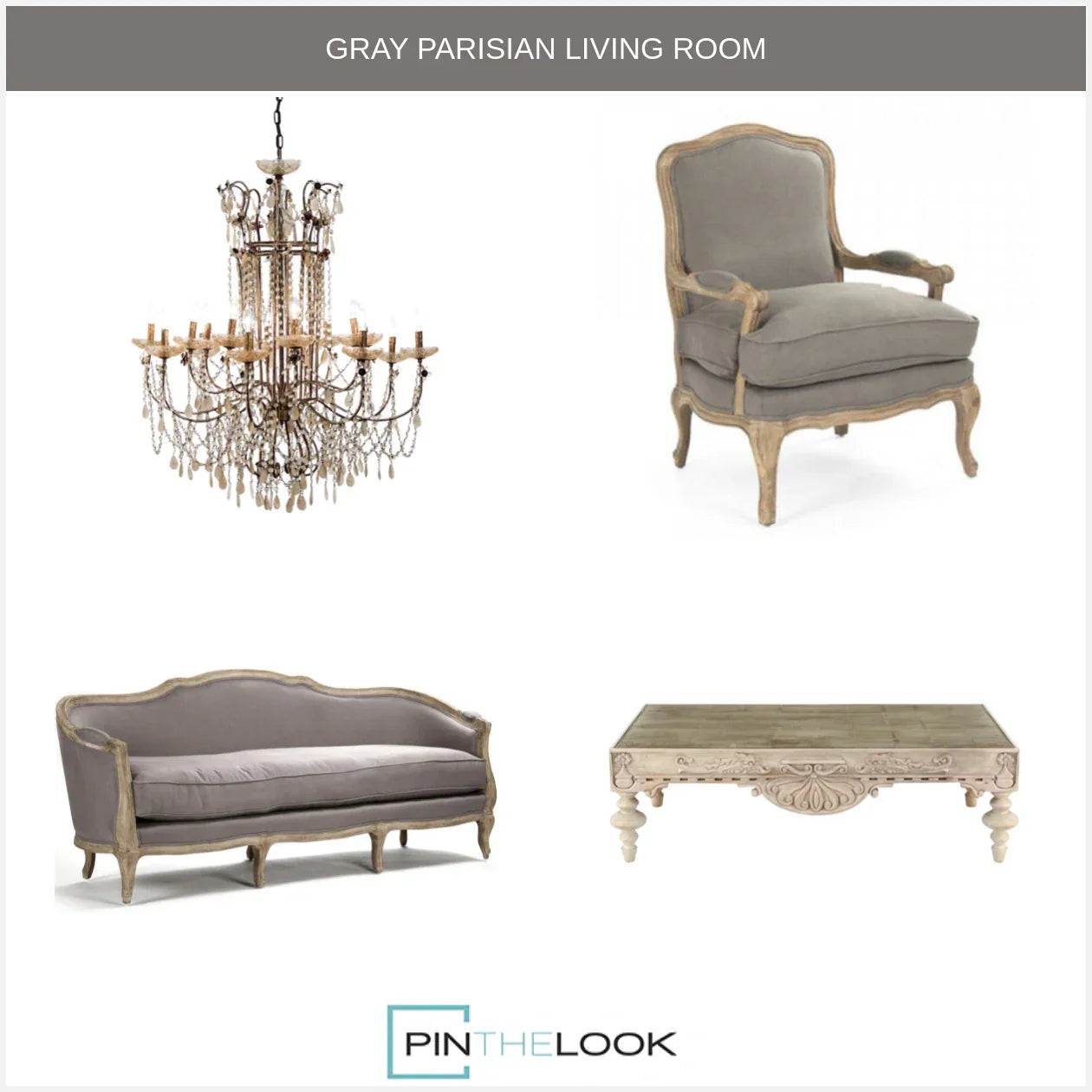 French Gray Maison Sofa