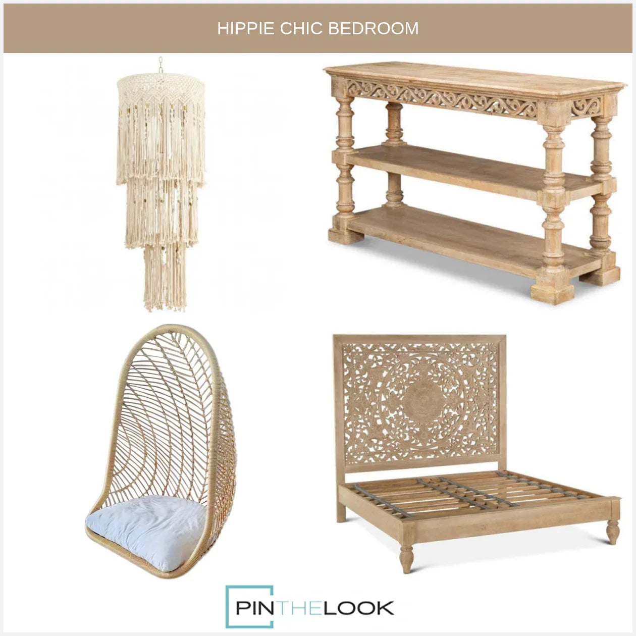 Natural Rattan Outdoor Hanging Chair