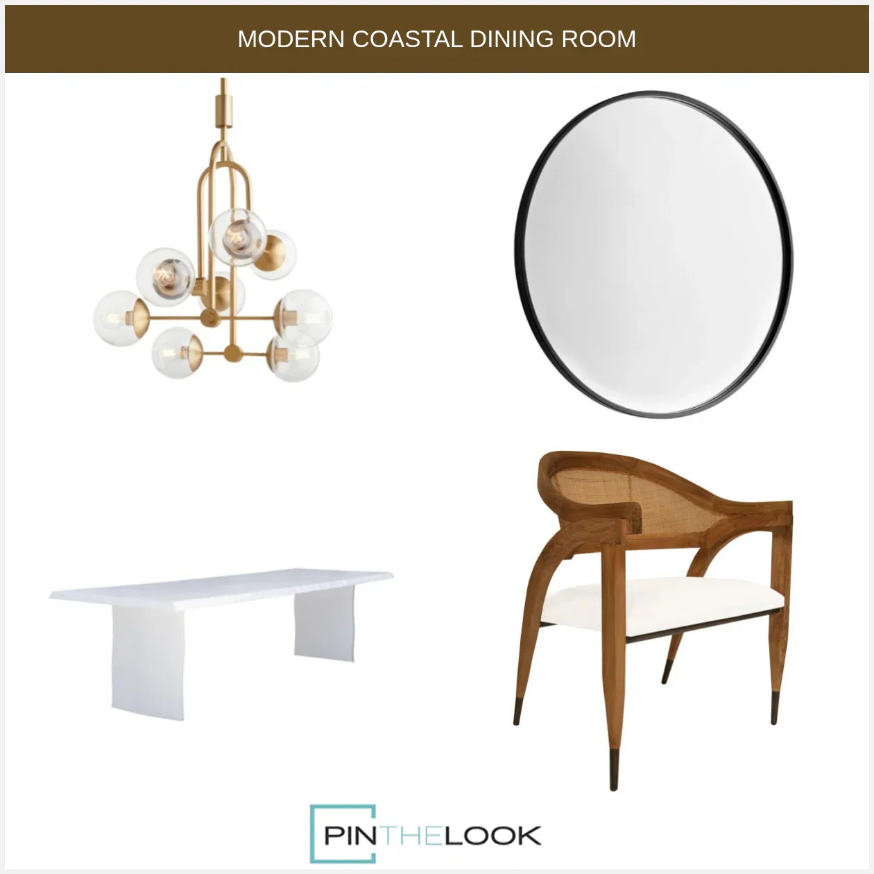 Arctic White Rectangular Dining Table