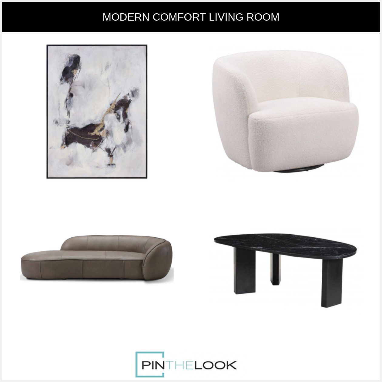 Modern Leather Open Ended Sofa