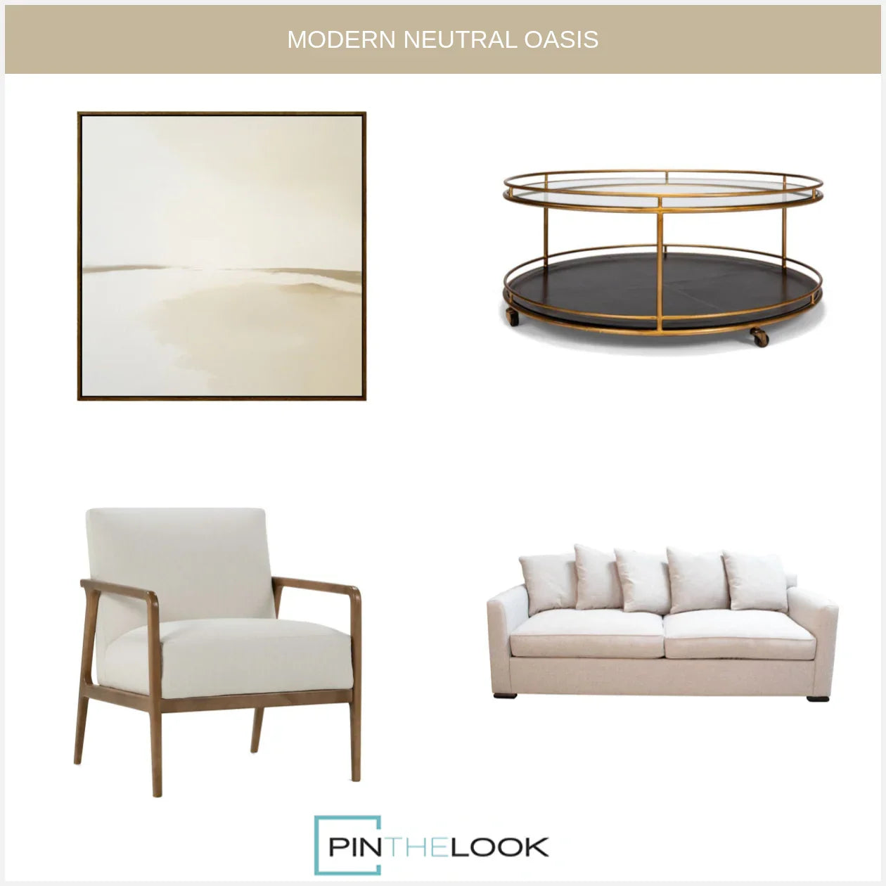 Transitional Loop Cotton Sofa