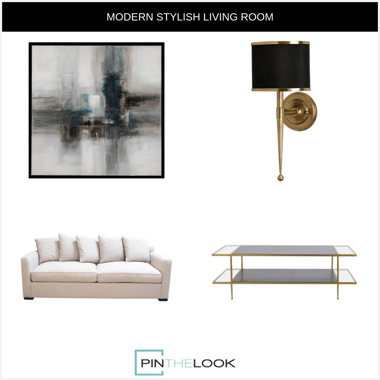 Transitional Loop Cotton Sofa