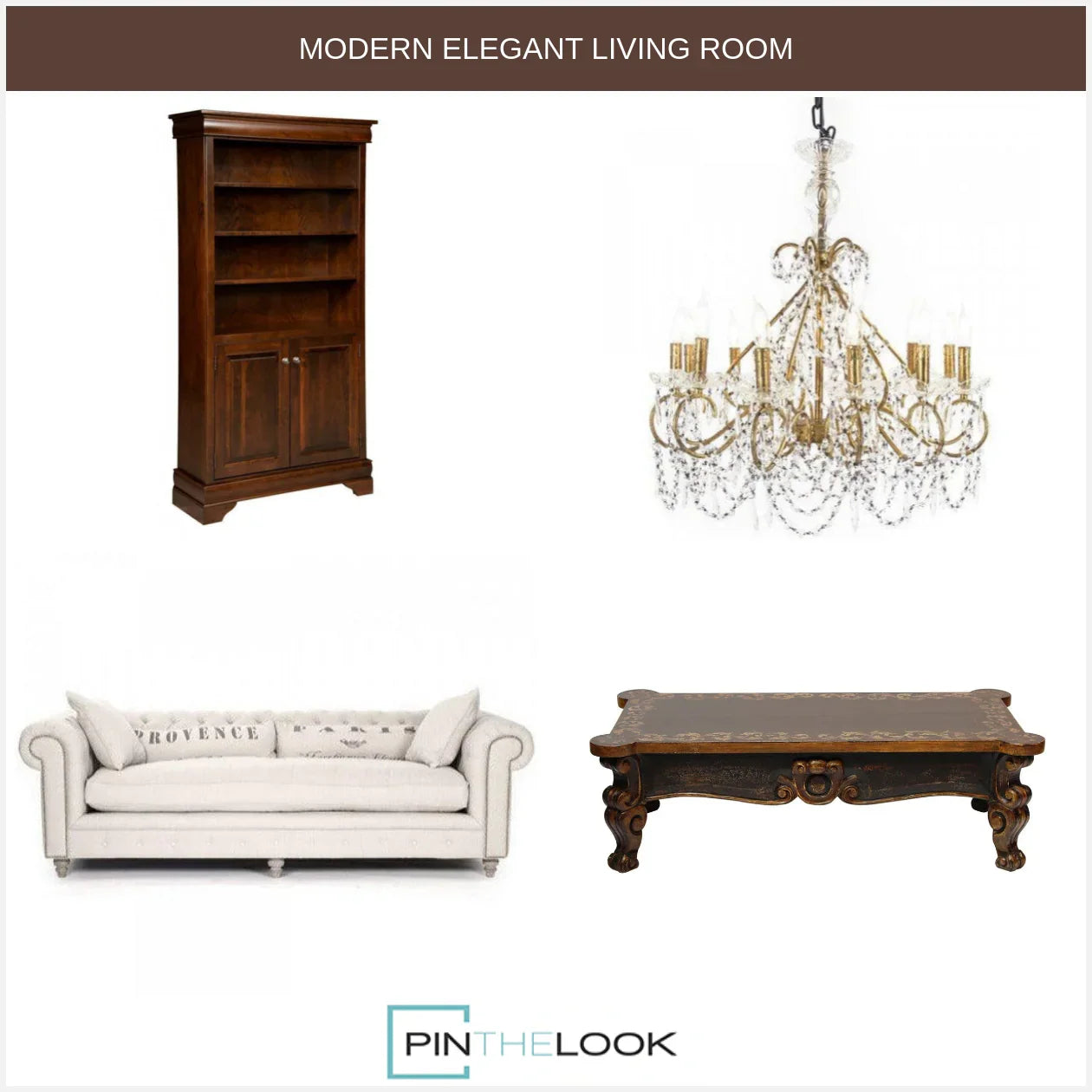 Gold Parisian Glam Chandelier