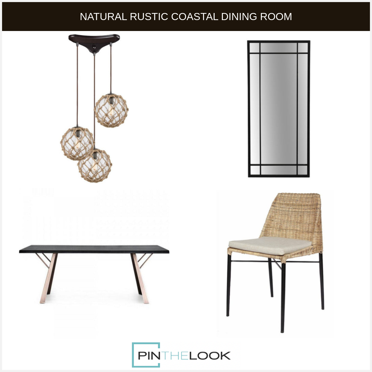 Steel Modern Industrial Dining Table