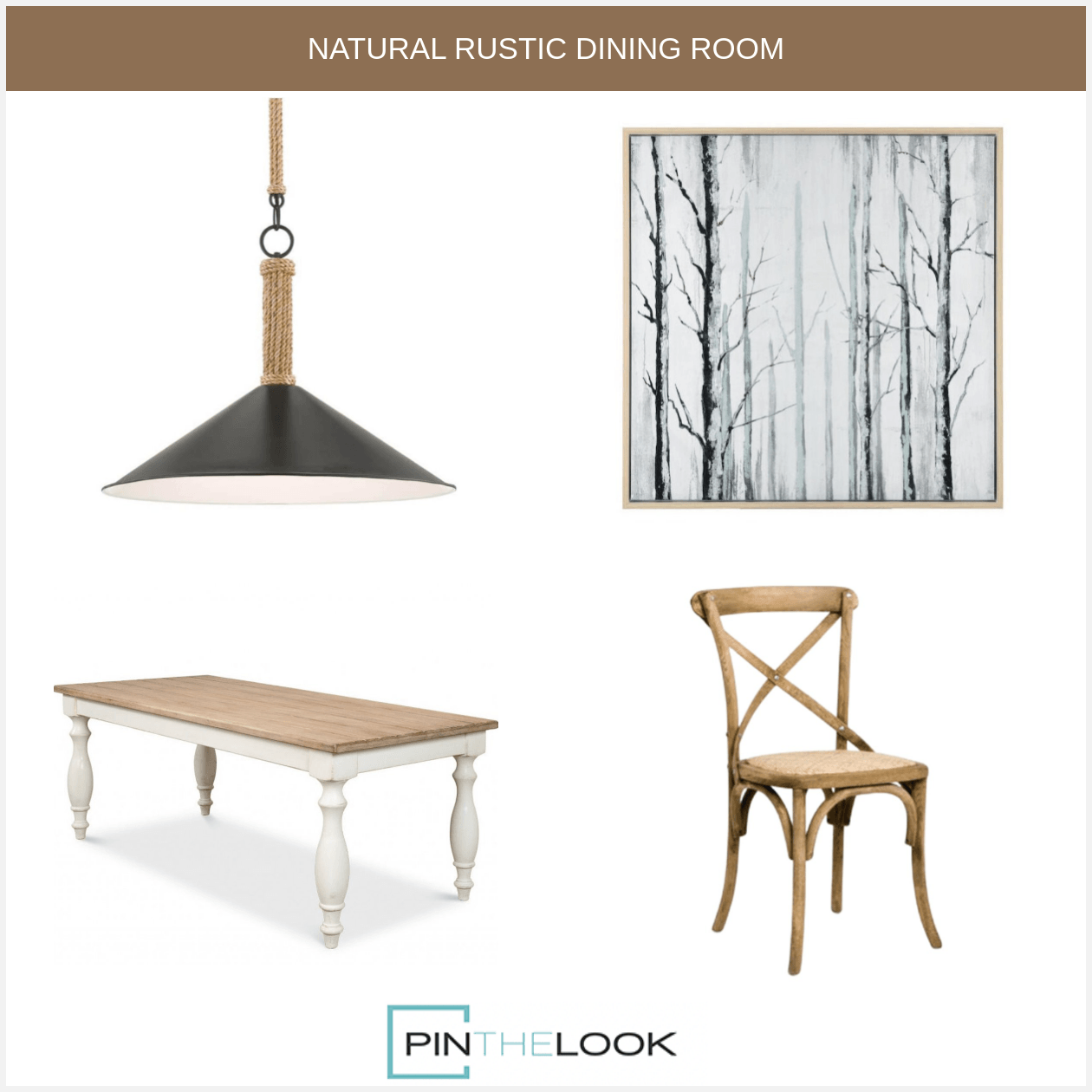 Black Rope Hung Pendant