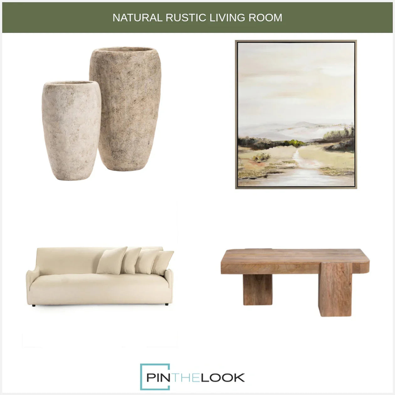 Modern Farmhouse Chic Sofa