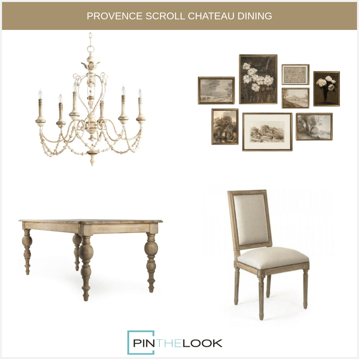 Nail Studded Natural Louis Side Chairs