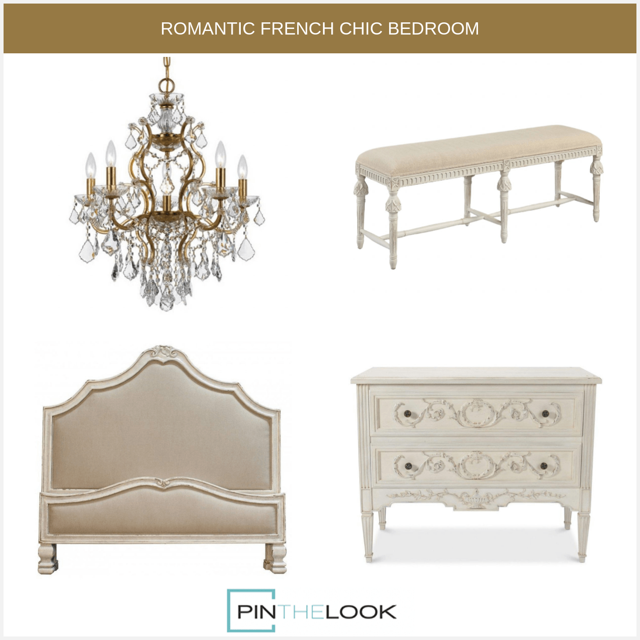 Parisian Parlor Crystal Gold Chandelier