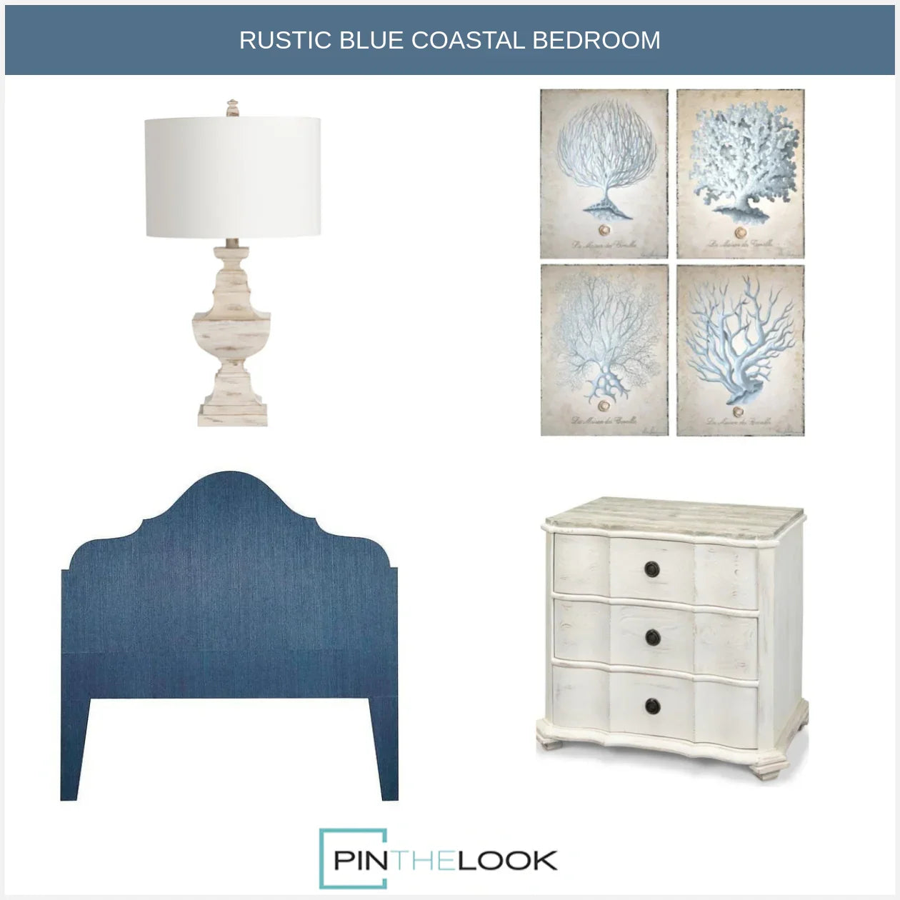 Moonlight White 3-Drawer Nightstand