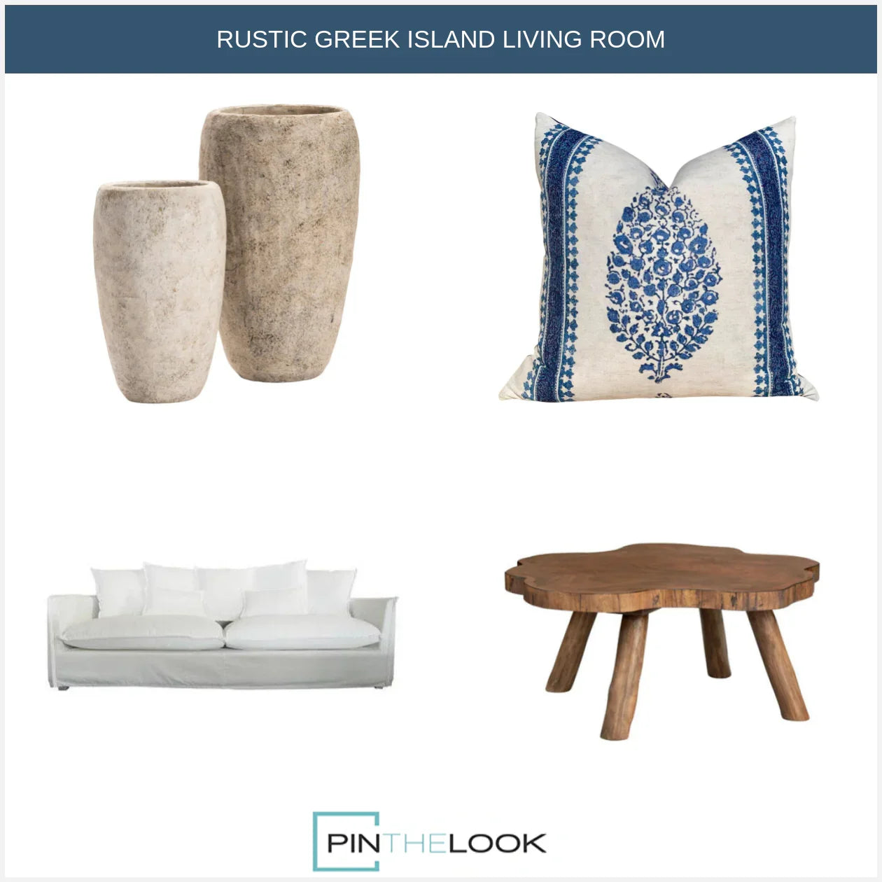White Indoor and Outdoor Beachcomber Sofa