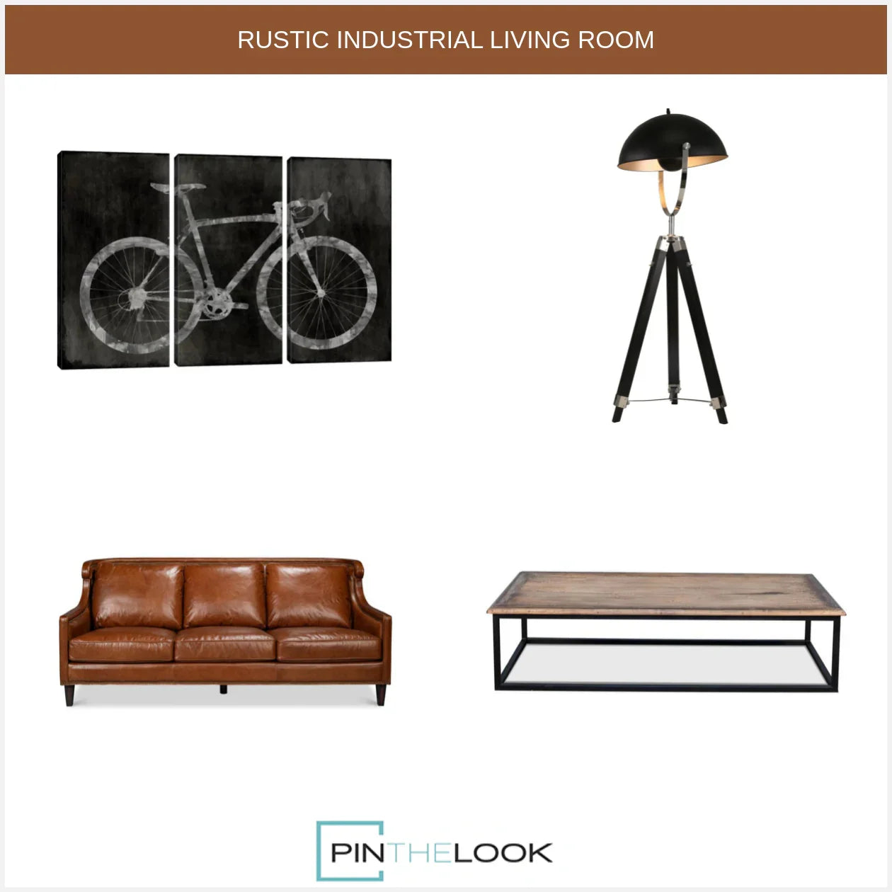 Brown Distilled Leather Sofa