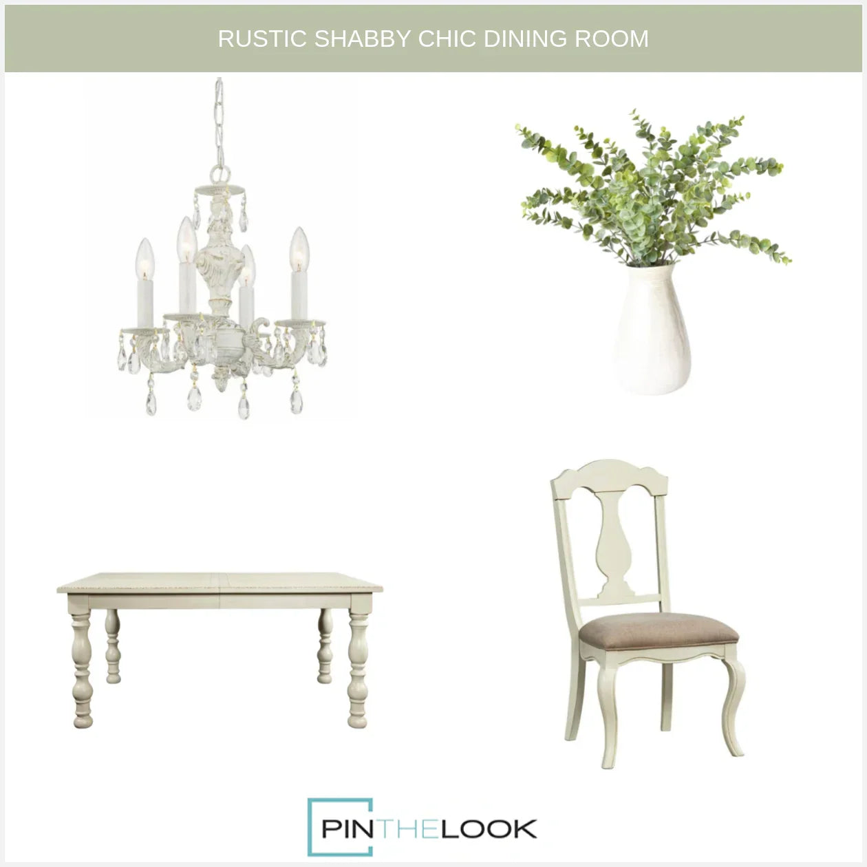 Mini Crystal Shabby Chandelier